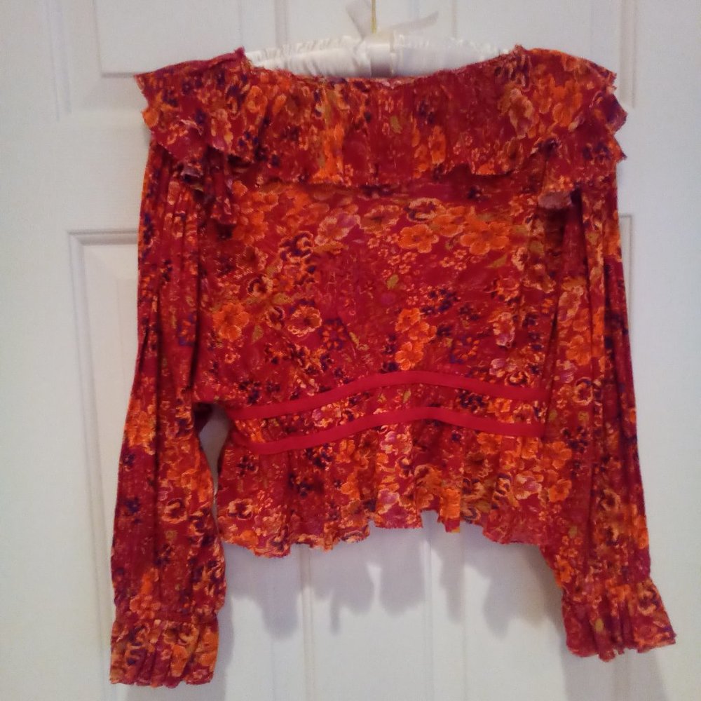 FREE PEOPLE Rudi ruffled crop - Picture 10 of 10